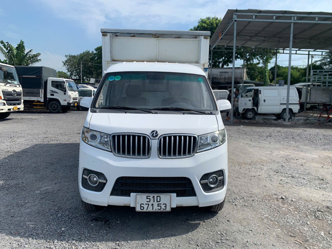 xe bán hàng lưu động cũ Dongben đời 2020 tải 650kg