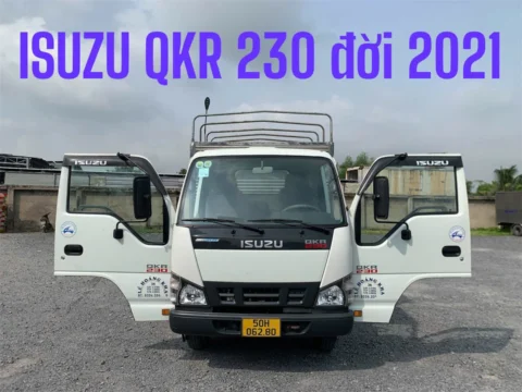 Xe Tải Cũ Thùng Bạt Isuzu Qkr Đời 2021 Tải 2.5T Siêu Lướt