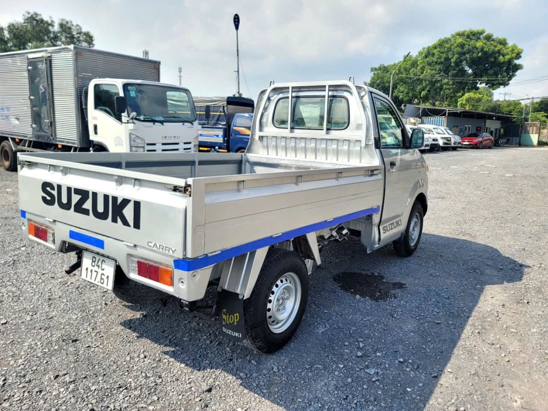 Thùng lửng của xe tải cũ Suzuki pro đời 2015 tải trọng 740kg 